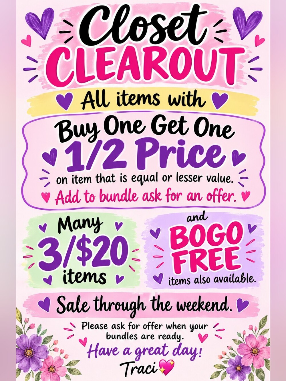 Closet Clearout